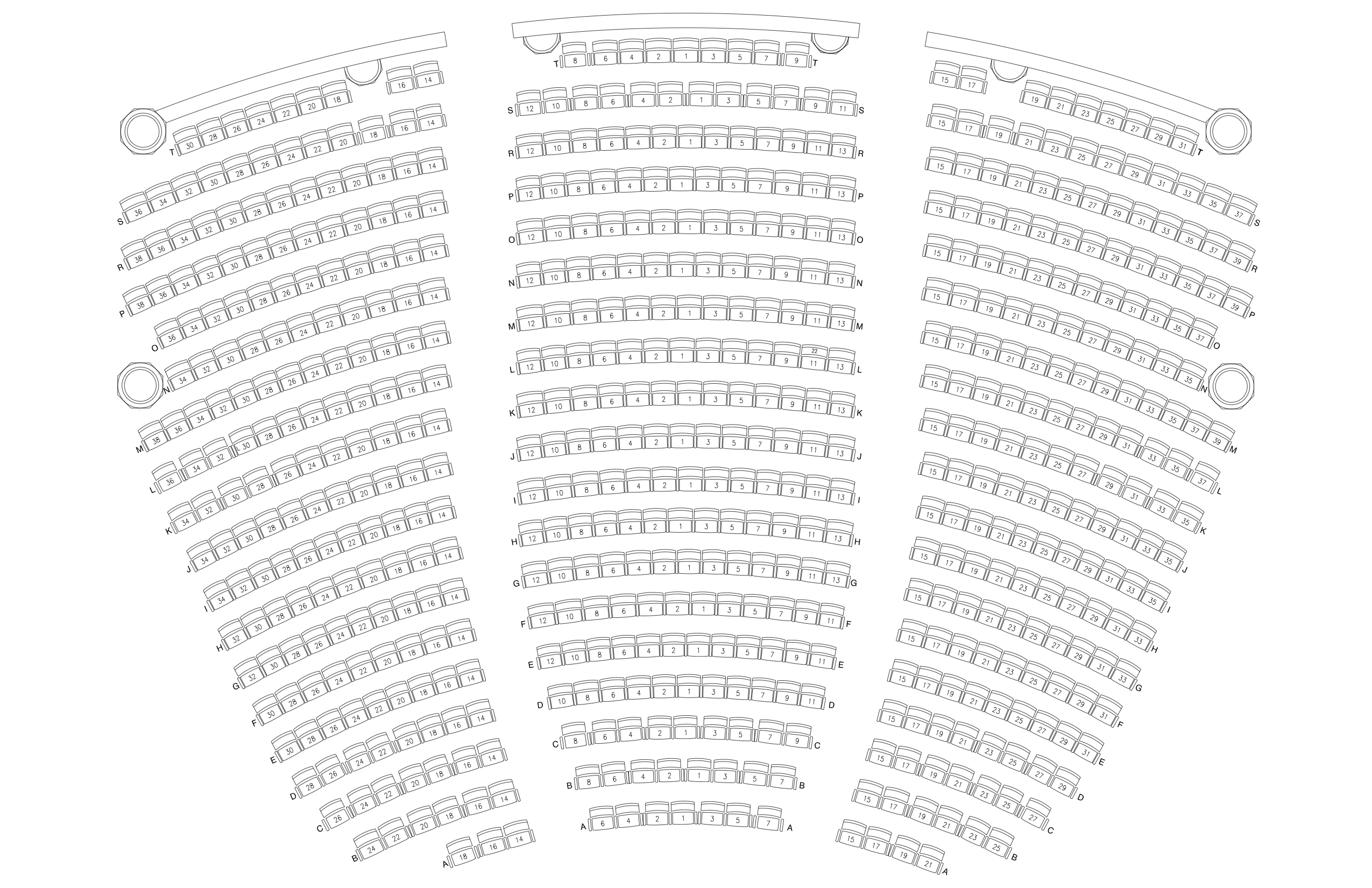 seating chart lobero theatre