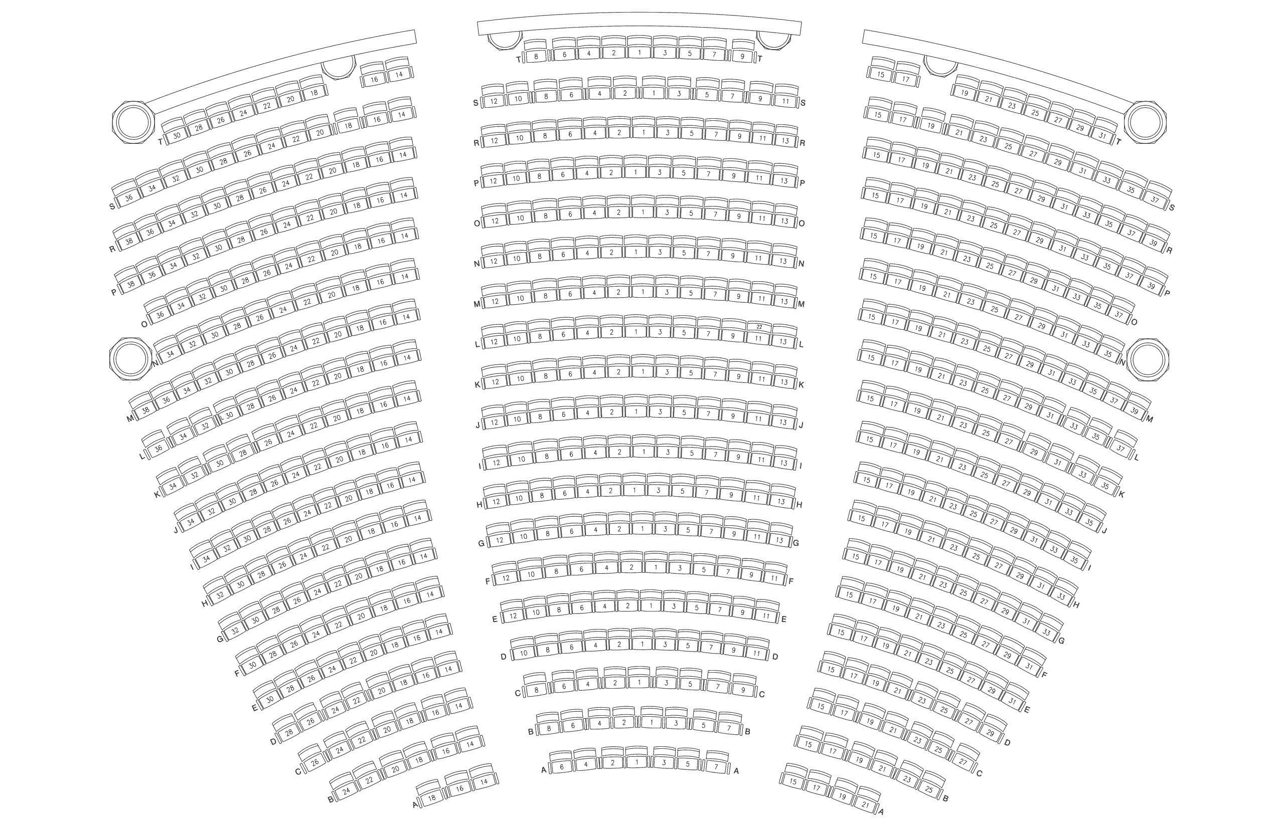 seating chart lobero theatre