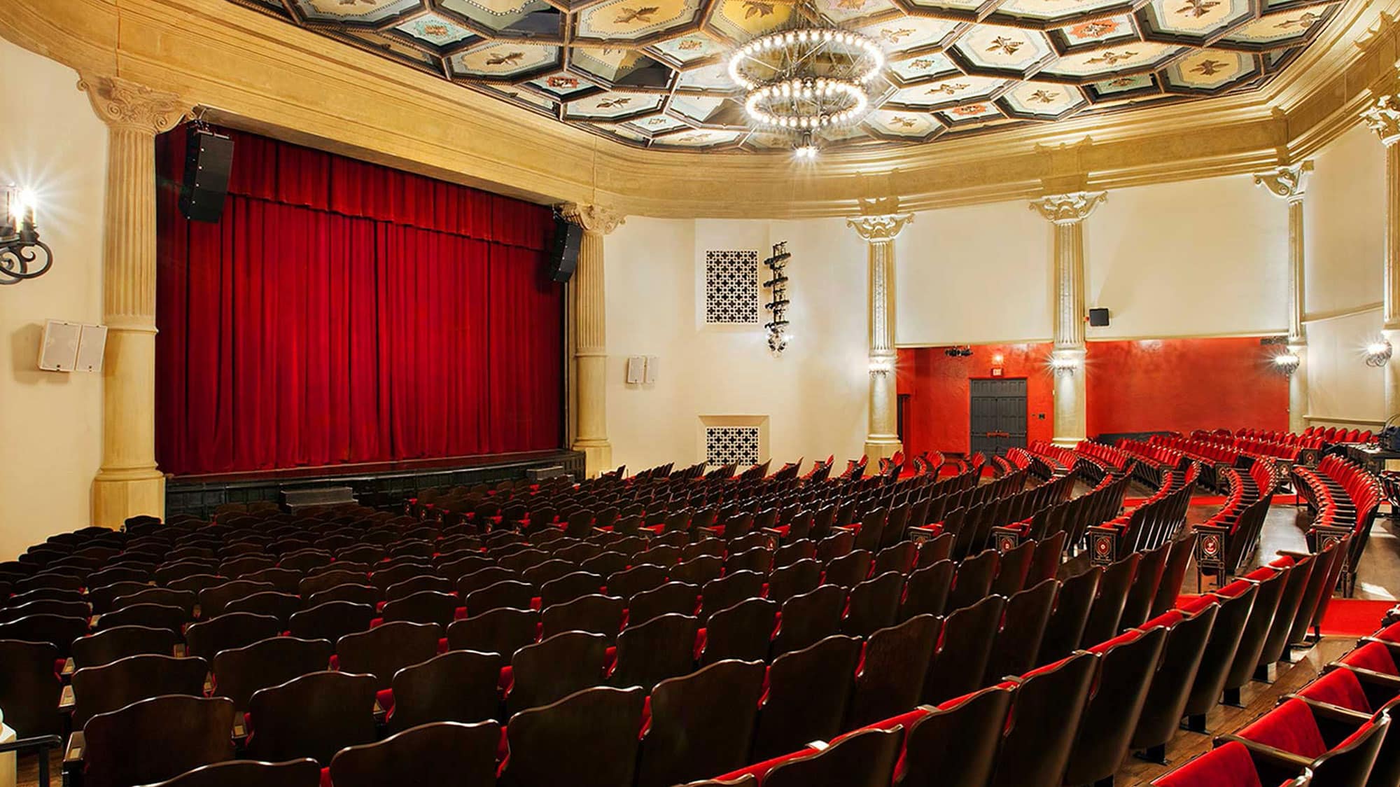 Lobero Theatre interior photo of seats and stage